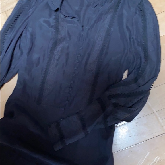 Antonio Berardi silk mini dress with lace size S - Picture 4 of 10